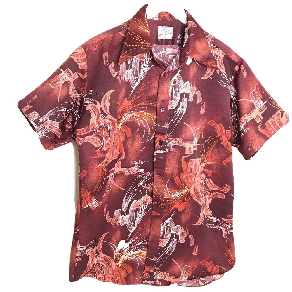 Ah Kong Vintage Hawaiian Print Shirt